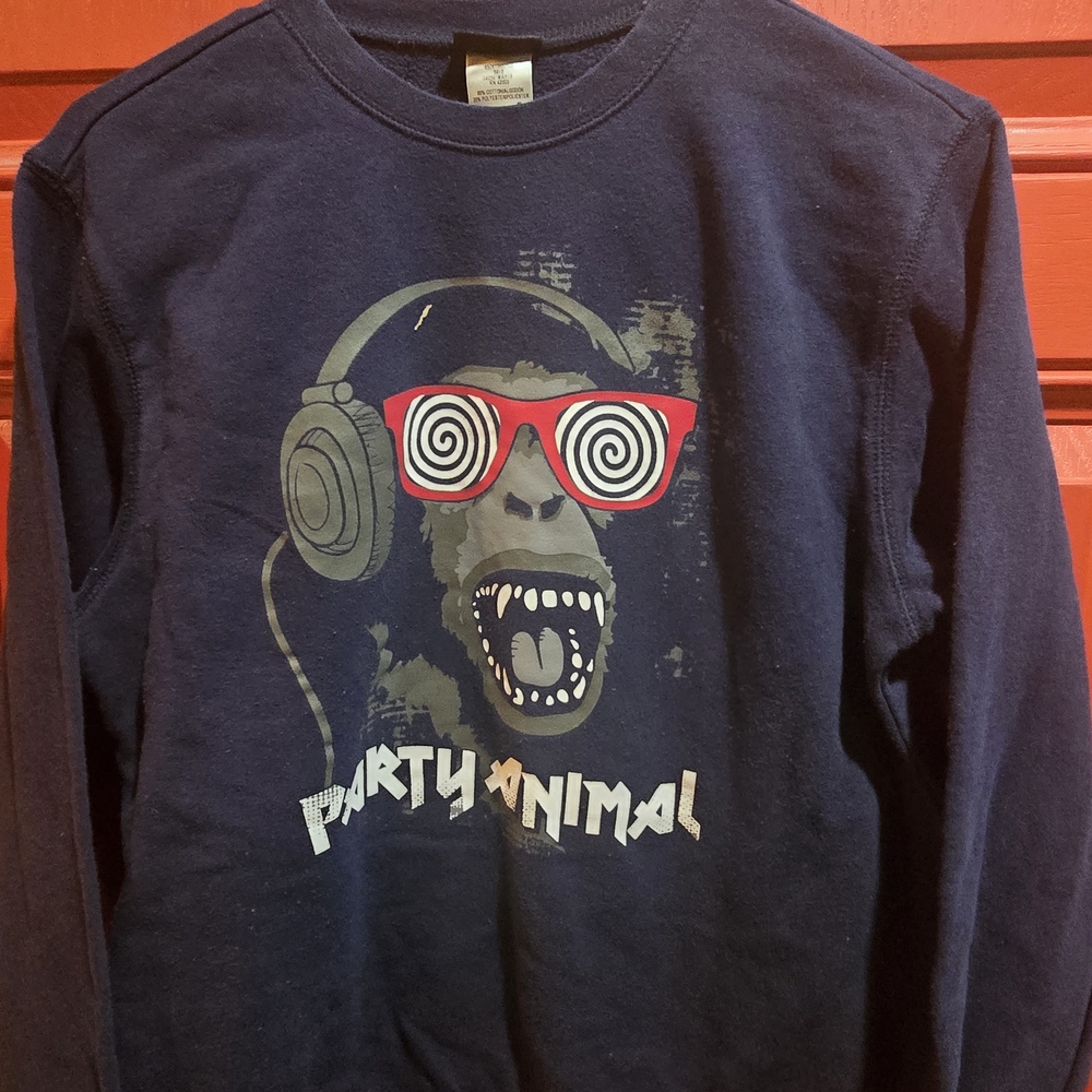 Joe Boxer Kids Party Animal Sweatshirt - Navy